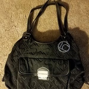 Liz Claiborne Huge black purse